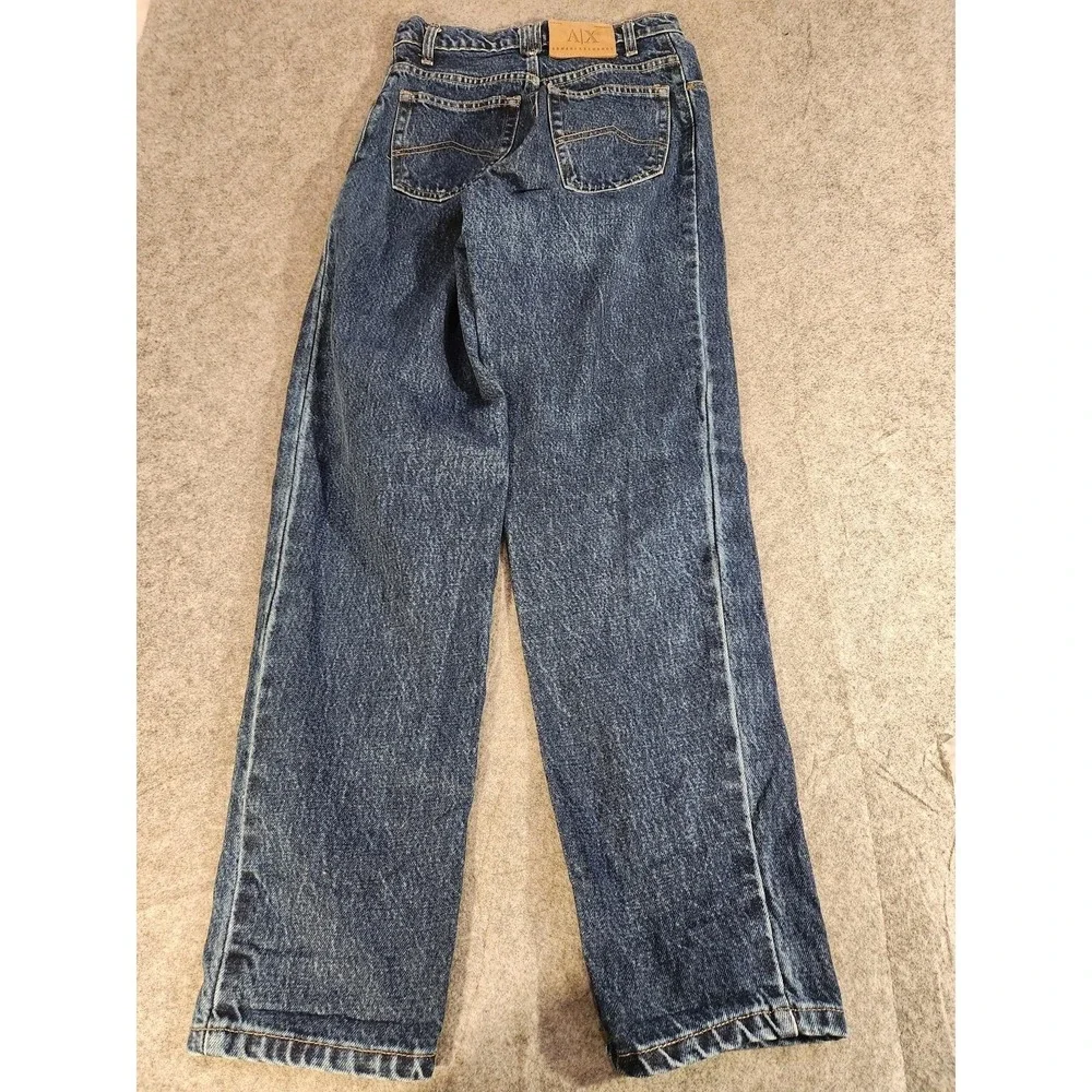 Armani Exchange Jeans Mens 28x29 Blue Straight‎ Regular Fit Denim Medium Wash